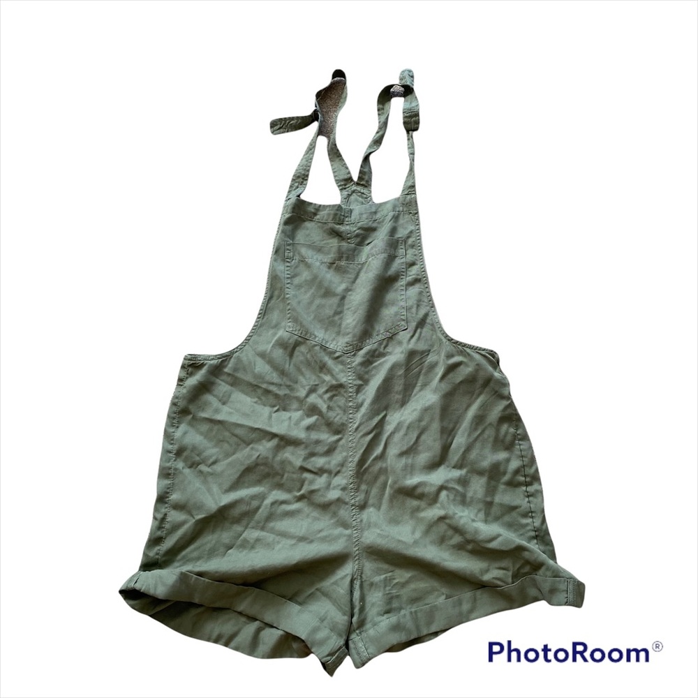Aerie Green Shortalls